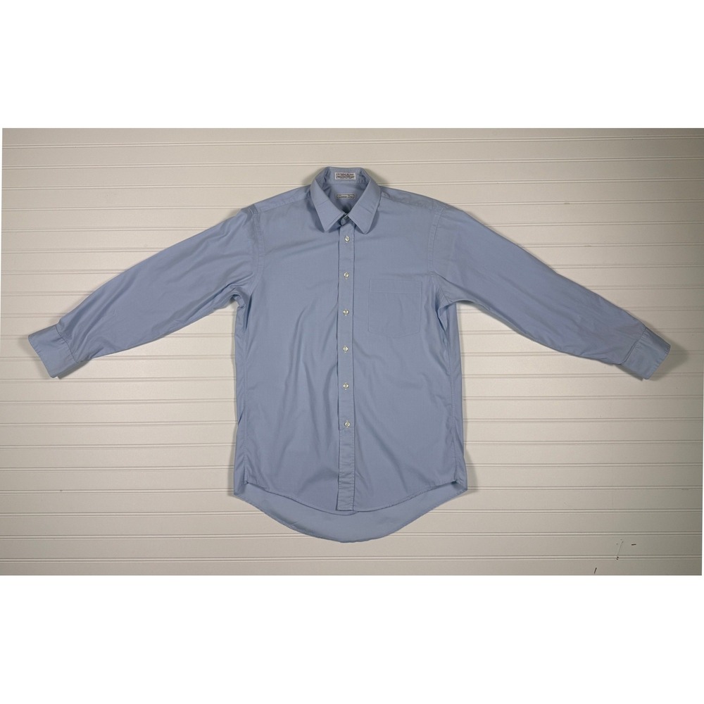 Vintage Dior Dress Shirt Classic Fit‎ Button Front Formal Office - FLAWS